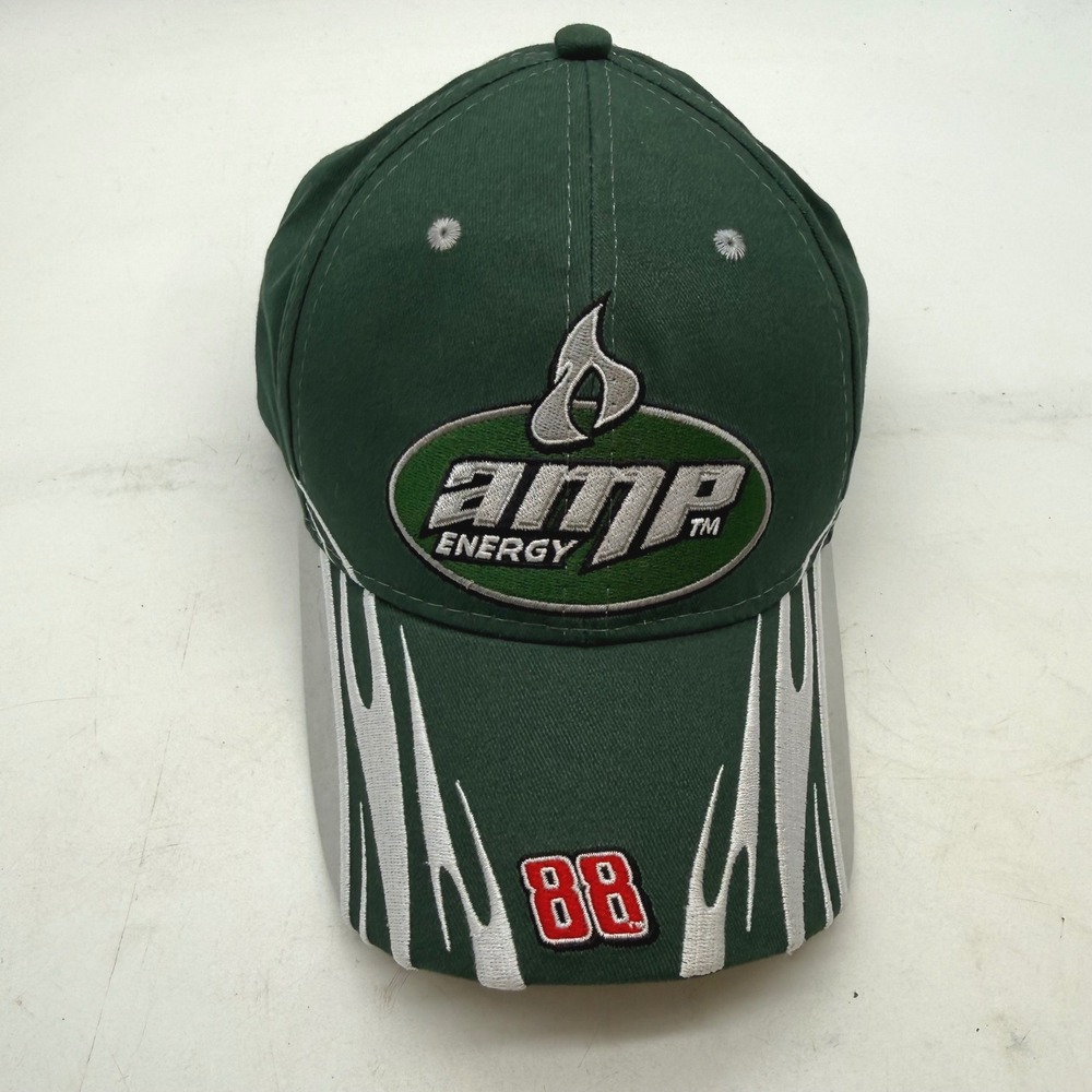 Winners Circle Dale Earnhardt Jr 88 Amp Energy NASCAR Hat Green Hendrick Racing